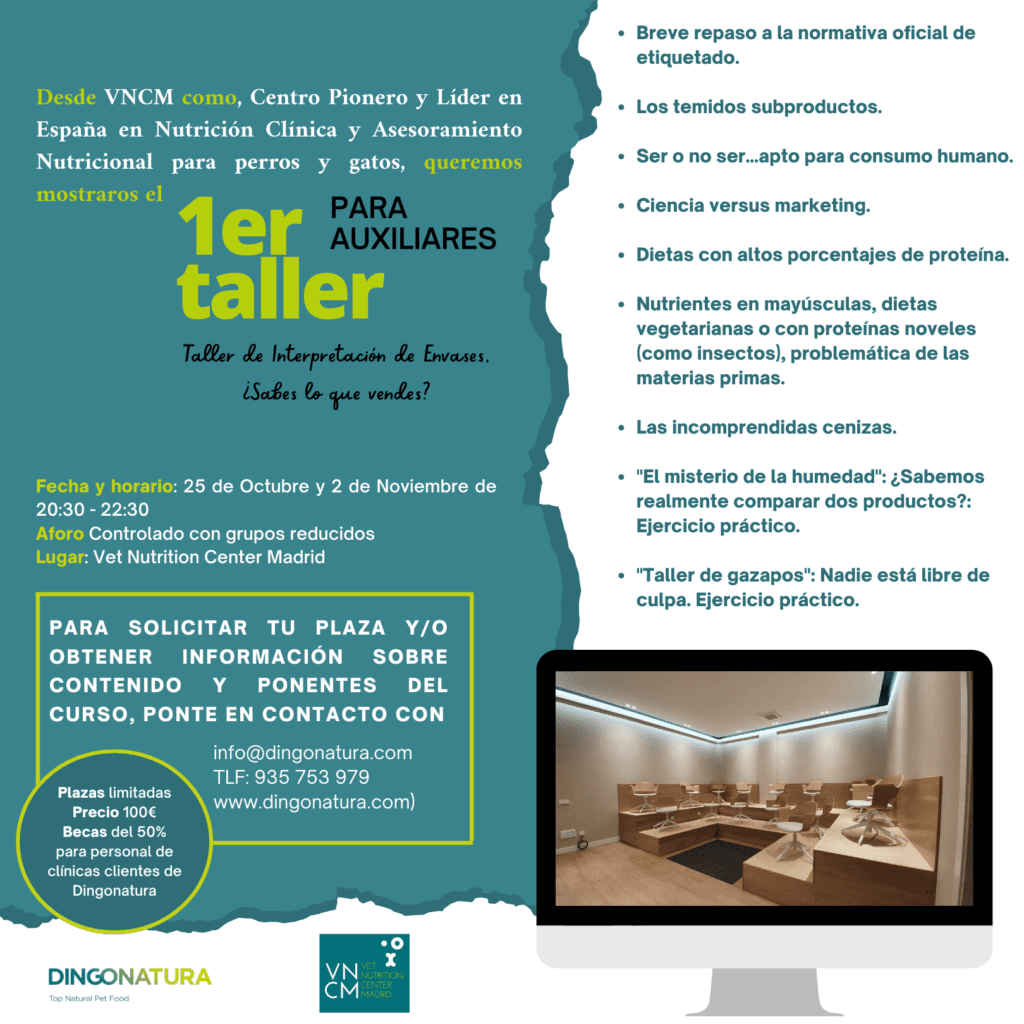 Formacion nutricion veterinaria